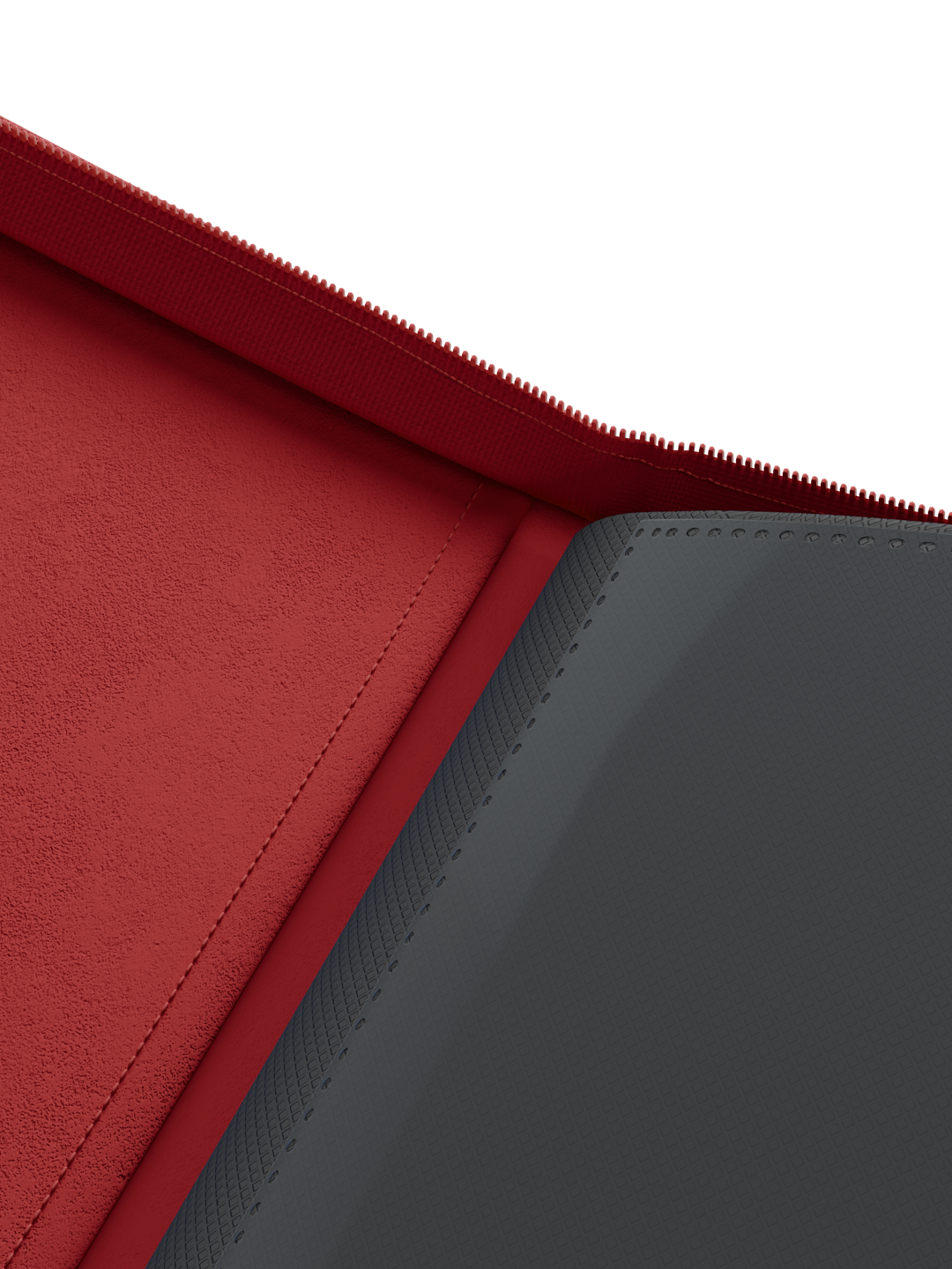 Stealth 12 Pocket Zip Binder - Red
