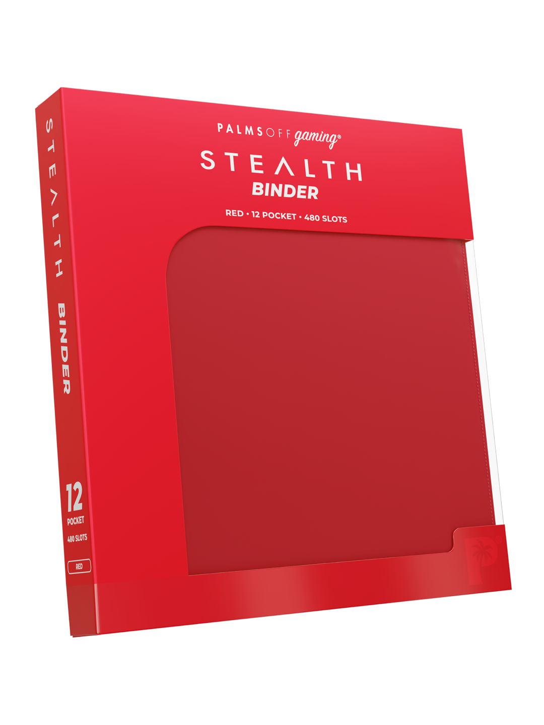 Stealth 12 Pocket Zip Binder - Red