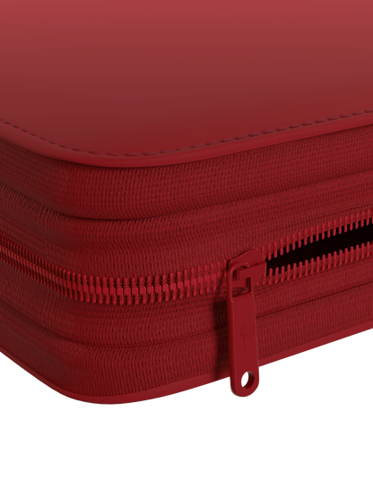 Stealth 12 Pocket Zip Binder - Red