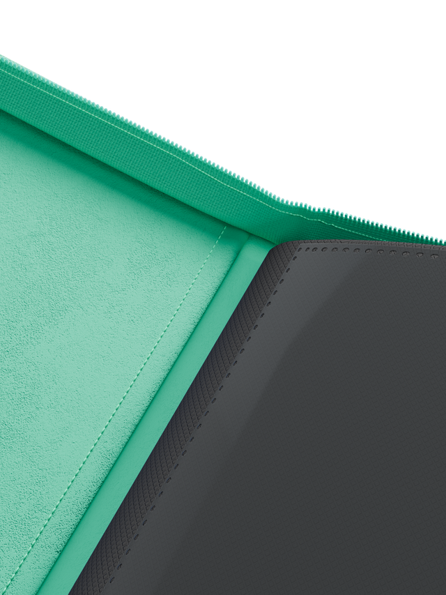 Stealth 12 Pocket Zip Binder - Turquoise