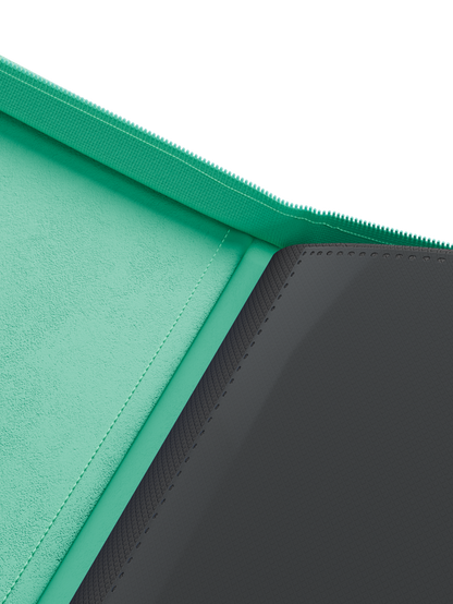 Stealth 12 Pocket Zip Binder - Turquoise