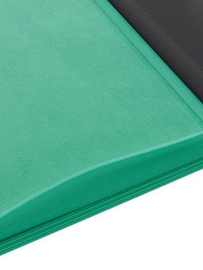 Stealth 12 Pocket Zip Binder - Turquoise