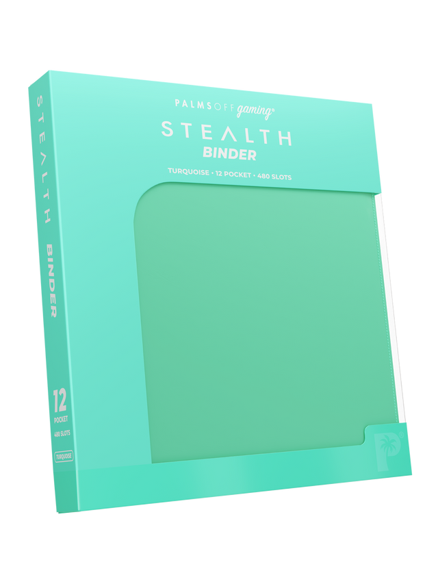 Stealth 12 Pocket Zip Binder - Turquoise