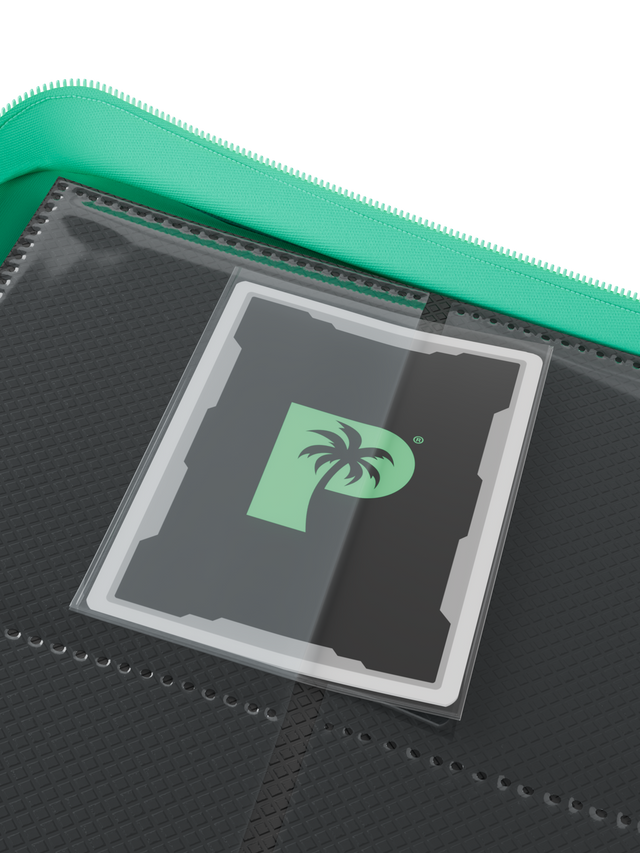 Stealth 12 Pocket Zip Binder - Turquoise