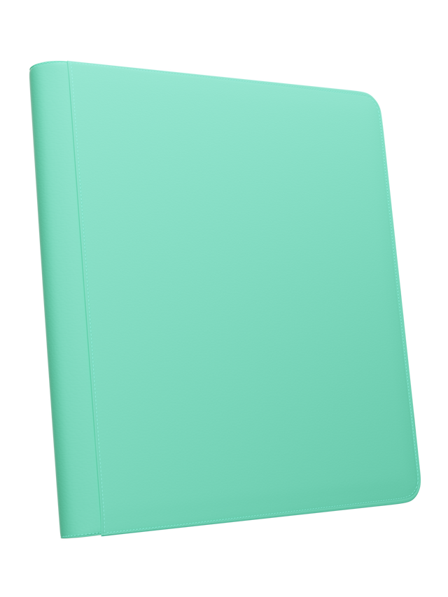 Stealth 12 Pocket Zip Binder - Turquoise
