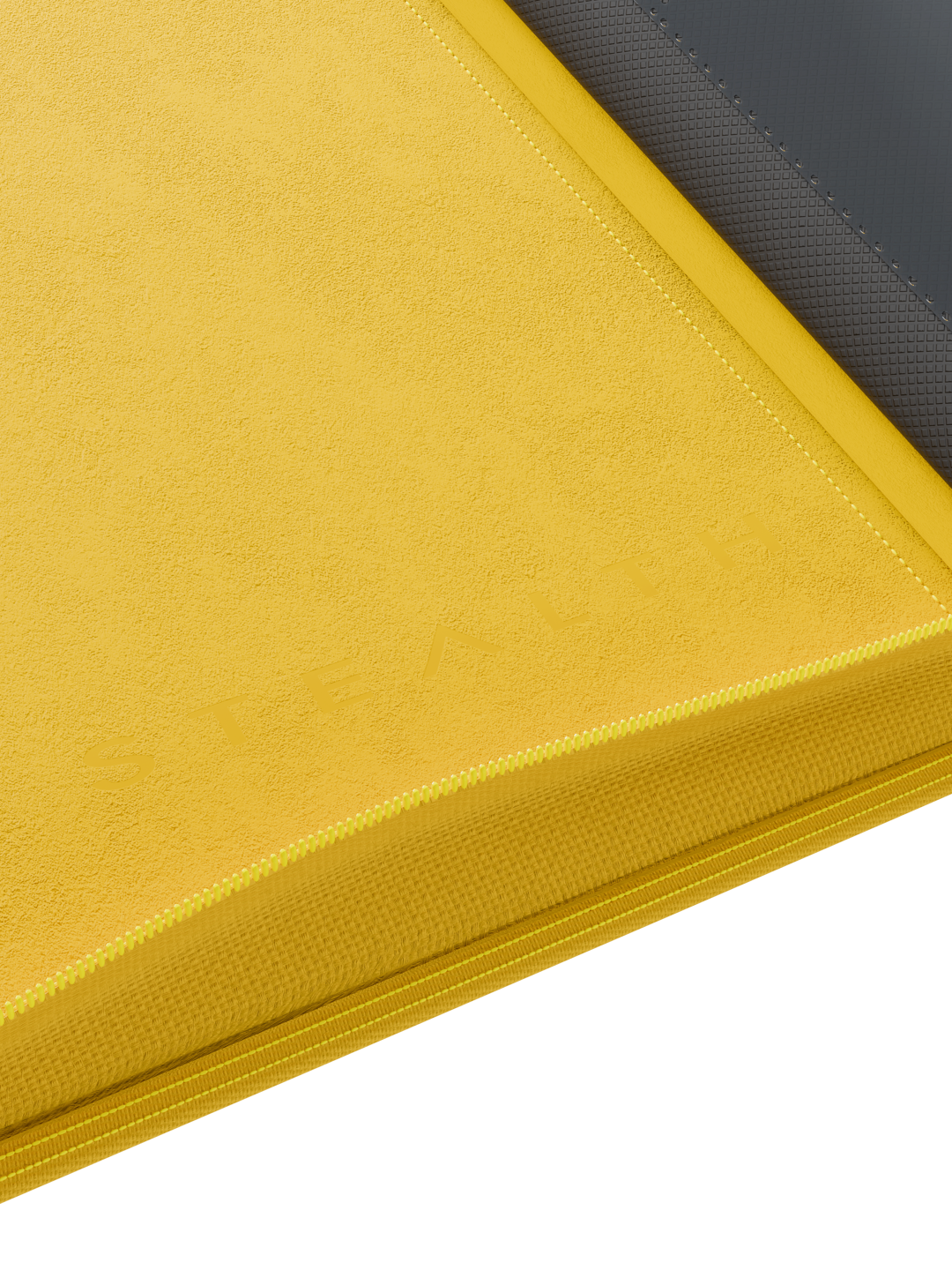 Stealth 12 Pocket Zip Binder - Yellow