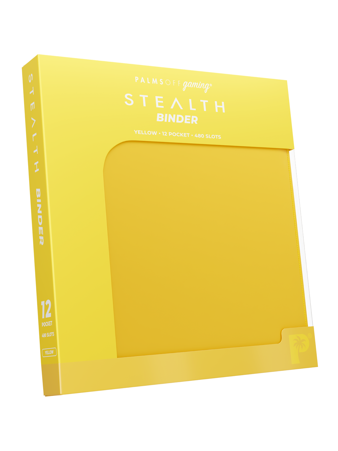 Stealth 12 Pocket Zip Binder - Yellow