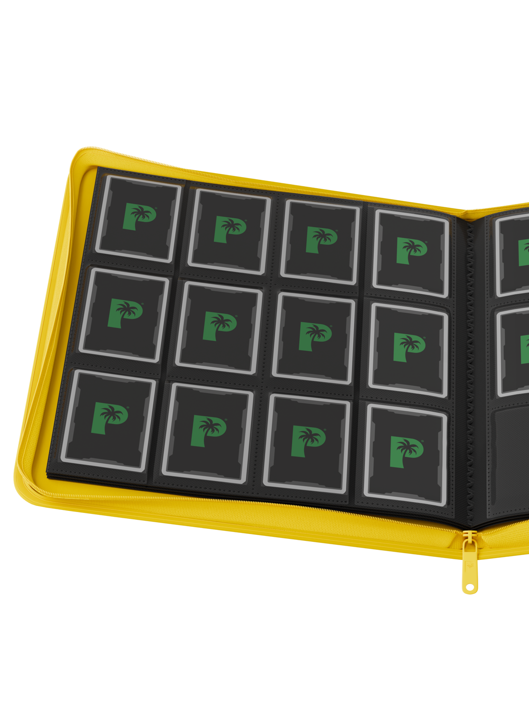 Stealth 12 Pocket Zip Binder - Yellow