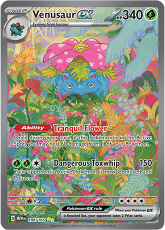 Venusaur ex 198/165 - 151 (English)