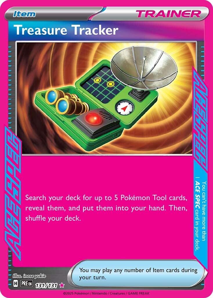 Treasure Tracker 131/131 - Prismatic Evolutions (English)
