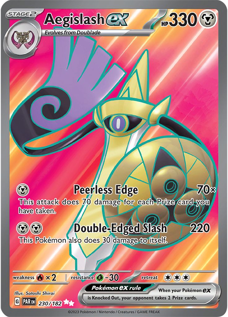Aegislash ex 230/182 - Paradox Rift (English)