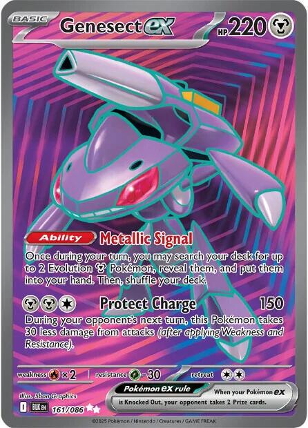 Genesect ex 161/086 - Black Bolt (English)