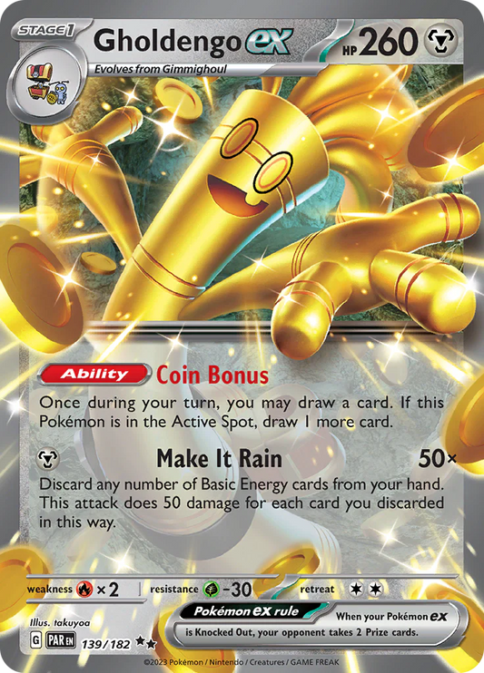 Gholdengo EX 139/182 - Pokémon Paradox Rift