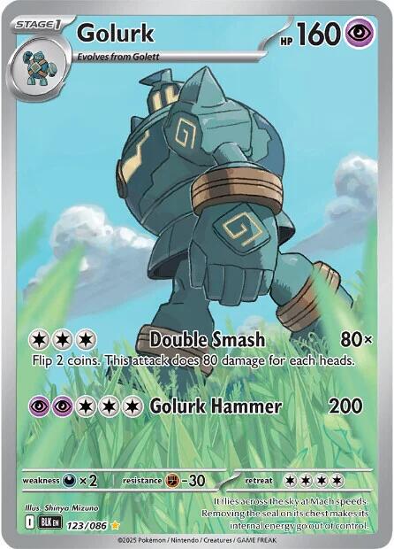 Golurk 123/086 - Black Bolt (English)