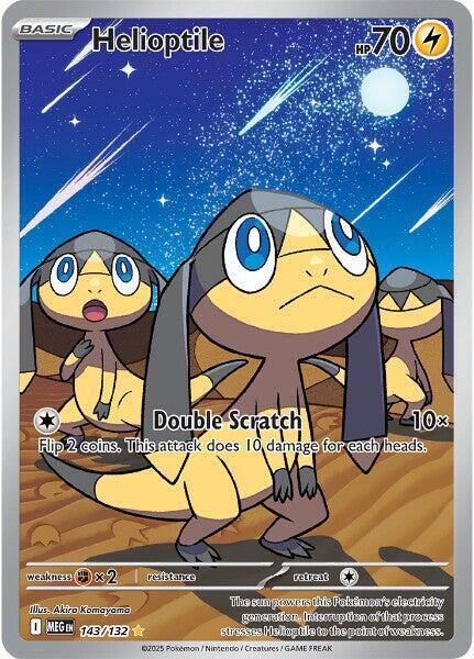 Helioptile 143/142 - Mega Evolution (English)