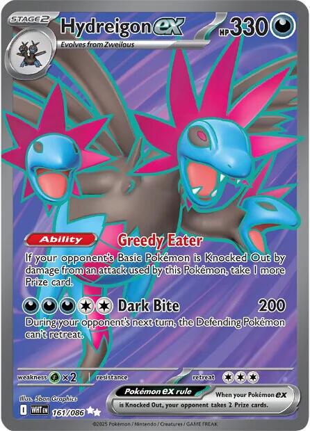 Hydreigon ex 161/086 - White Flare (English)