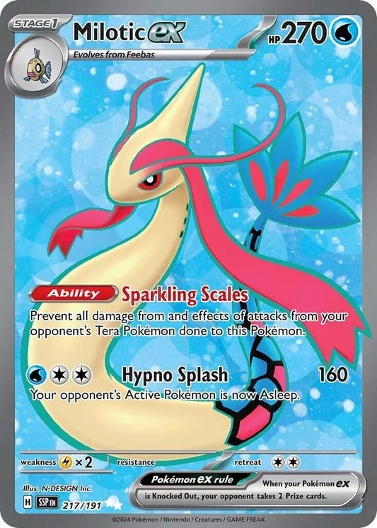 Milotic ex 217/191 - Surging Sparks (English)