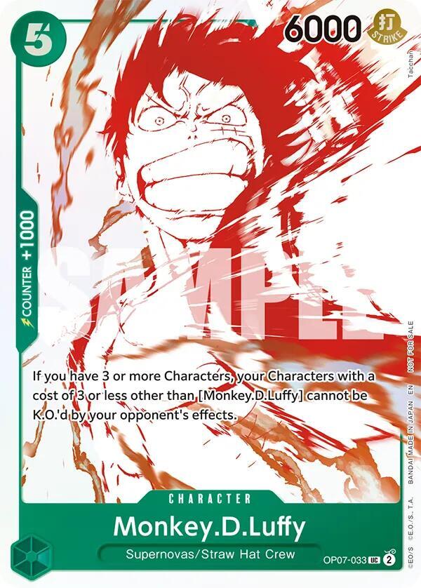 Monkey.D.Luffy - OP07-033 3rd Anniversary Promo (English)