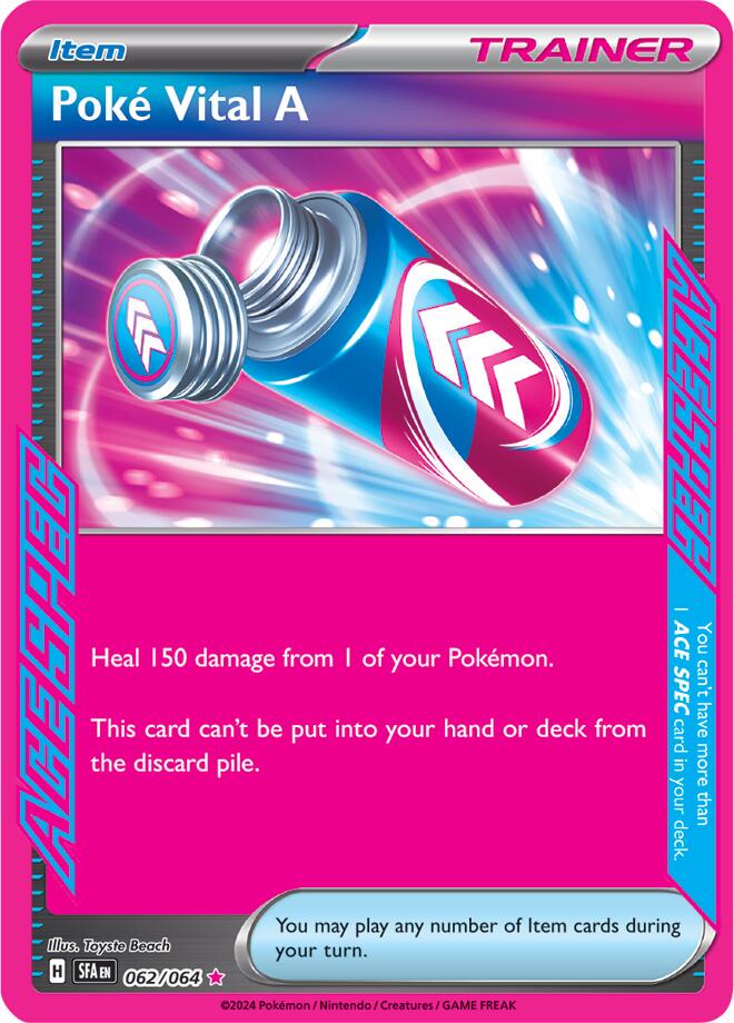 Poké Vital A 62/64 - Shrouded Fable (English)