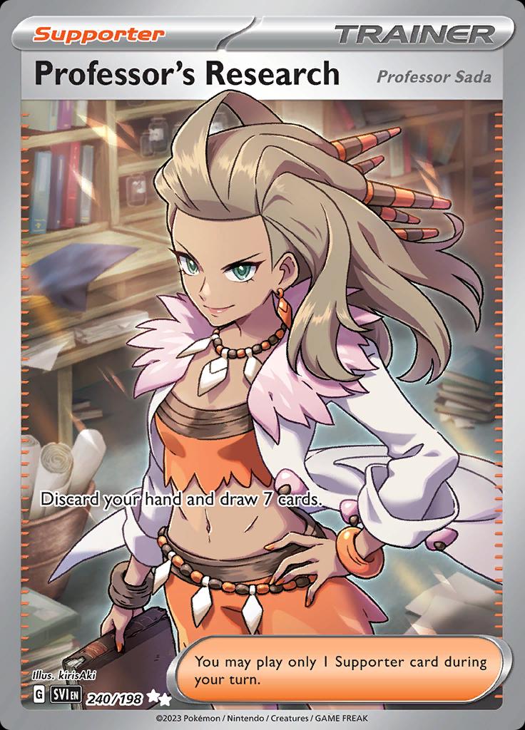 Professor's Research: Professor Sada 240/198 - Scarlet & Violet