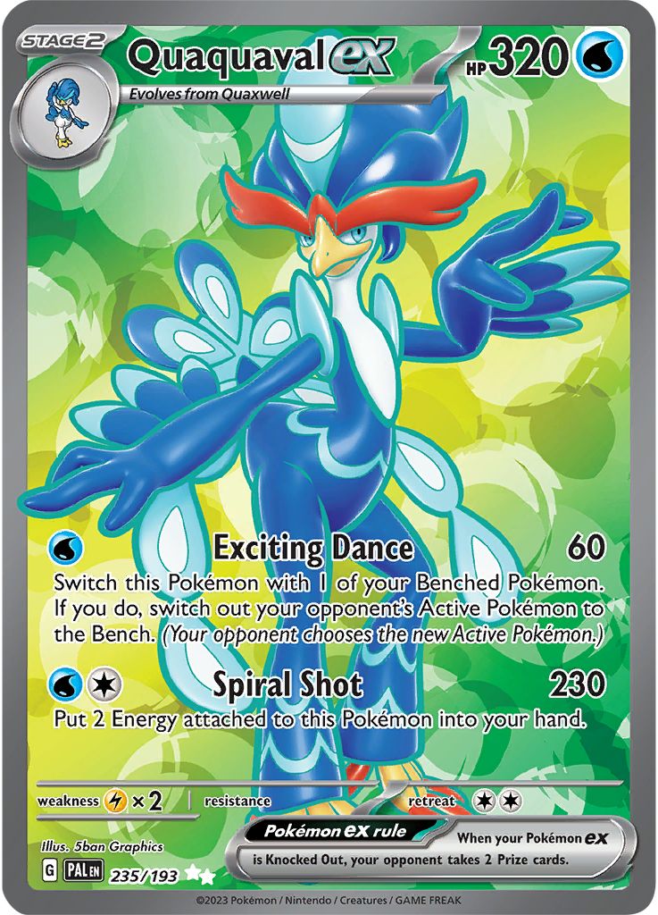 Quaquaval ex 235/193 - Paldea Evolved (English)