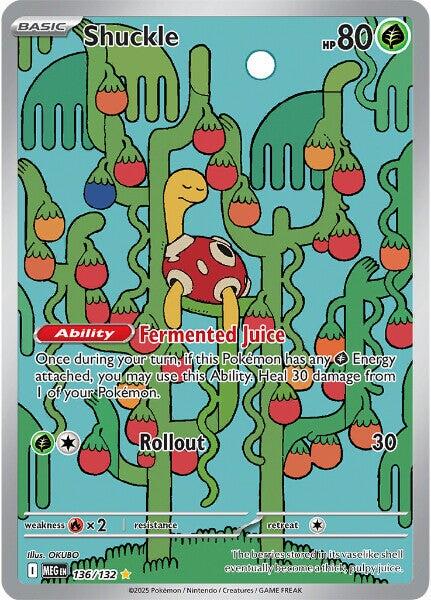 Shuckle 136/132 - Mega Evolution (English)