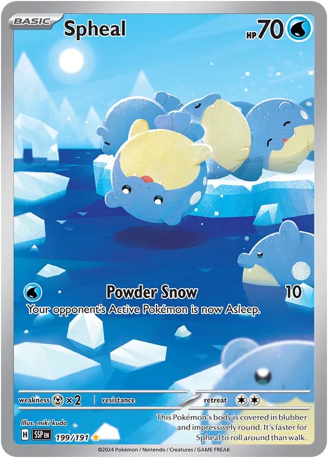 Spheal 199/191 - Surging Sparks (English)