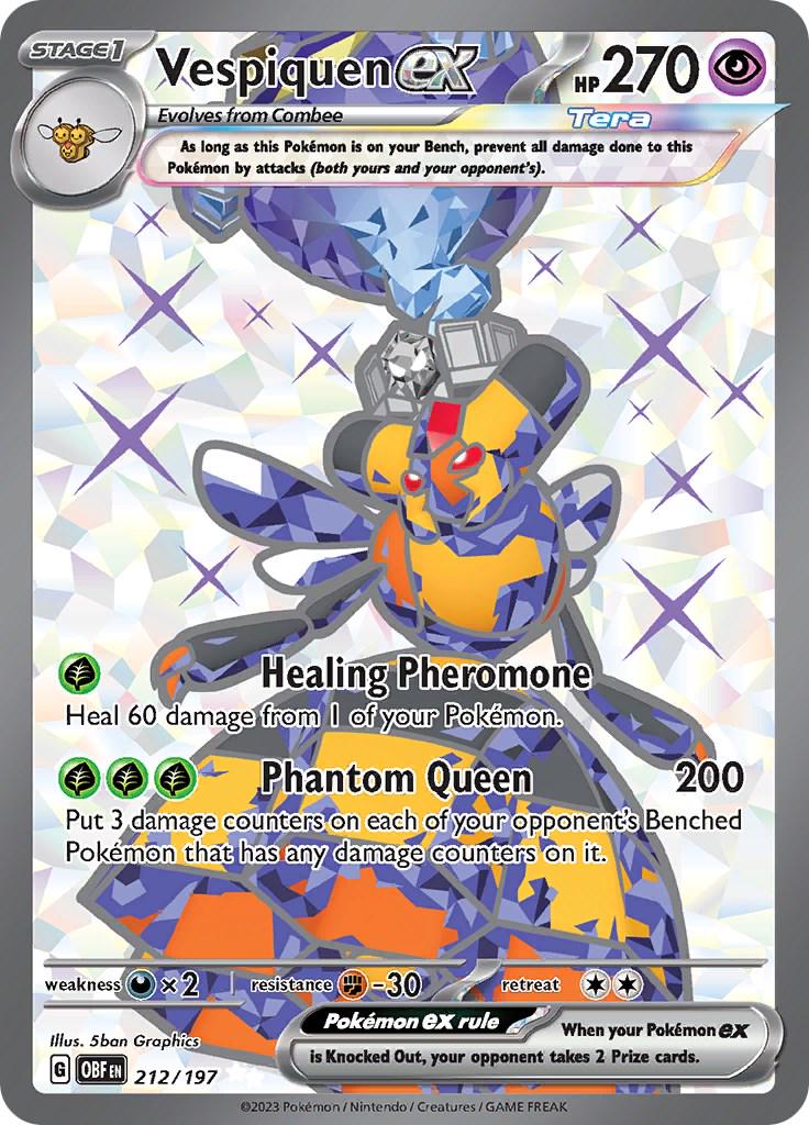 Vespiquen ex 212/197 - Obsidian Flames (English)