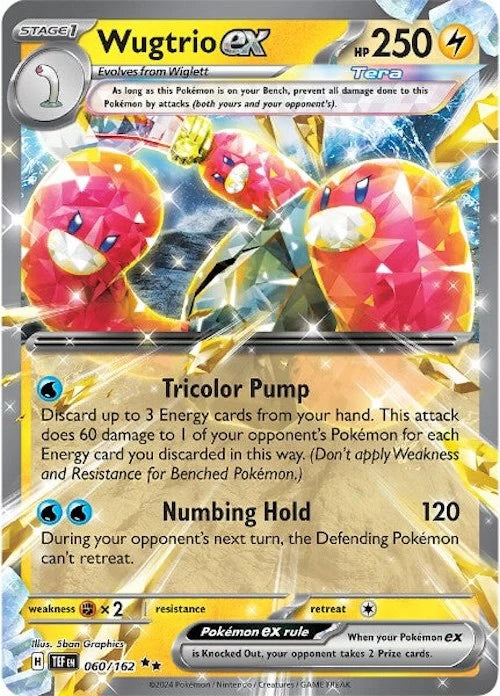 Wugtrio EX 060/162 - Pokémon Temporal Forces